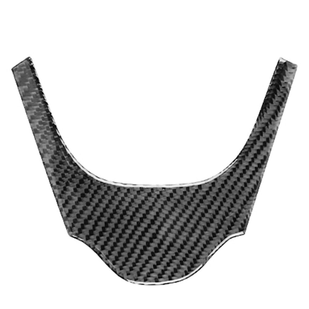 Stylish Carbon Fiber Steering Wheel Trim Elevates Your For Mazda3 2010-2013 v