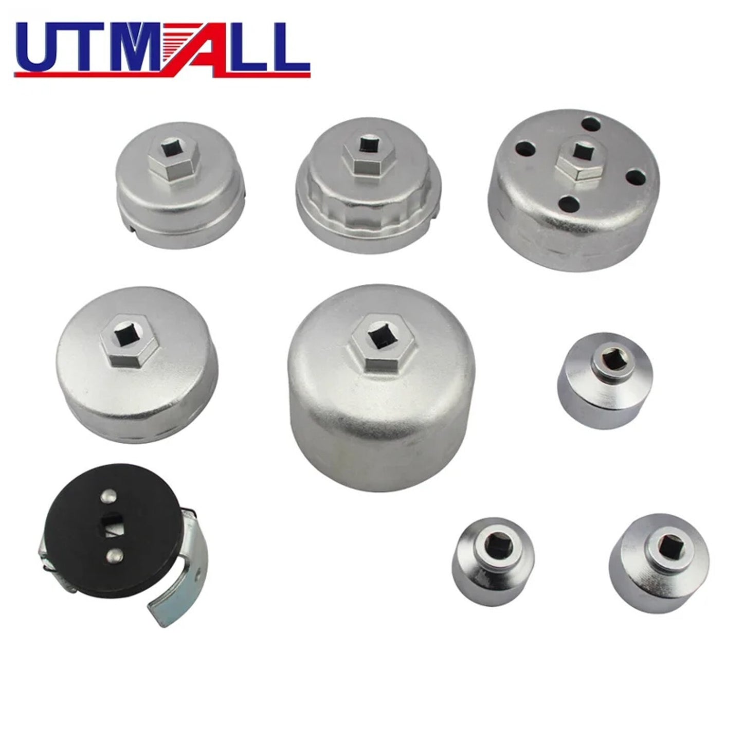 9-Piece Oil Filter Wrench Set - Professional Cup-Shaped Universal Makeup Remover Tool
