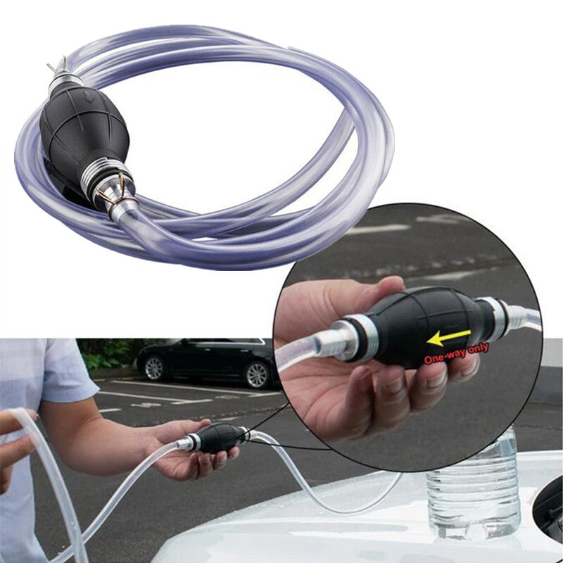 Car Fuel Pump Rubber Manual Liquid oil Transfer Pump Petrol Diesel Hand Tool