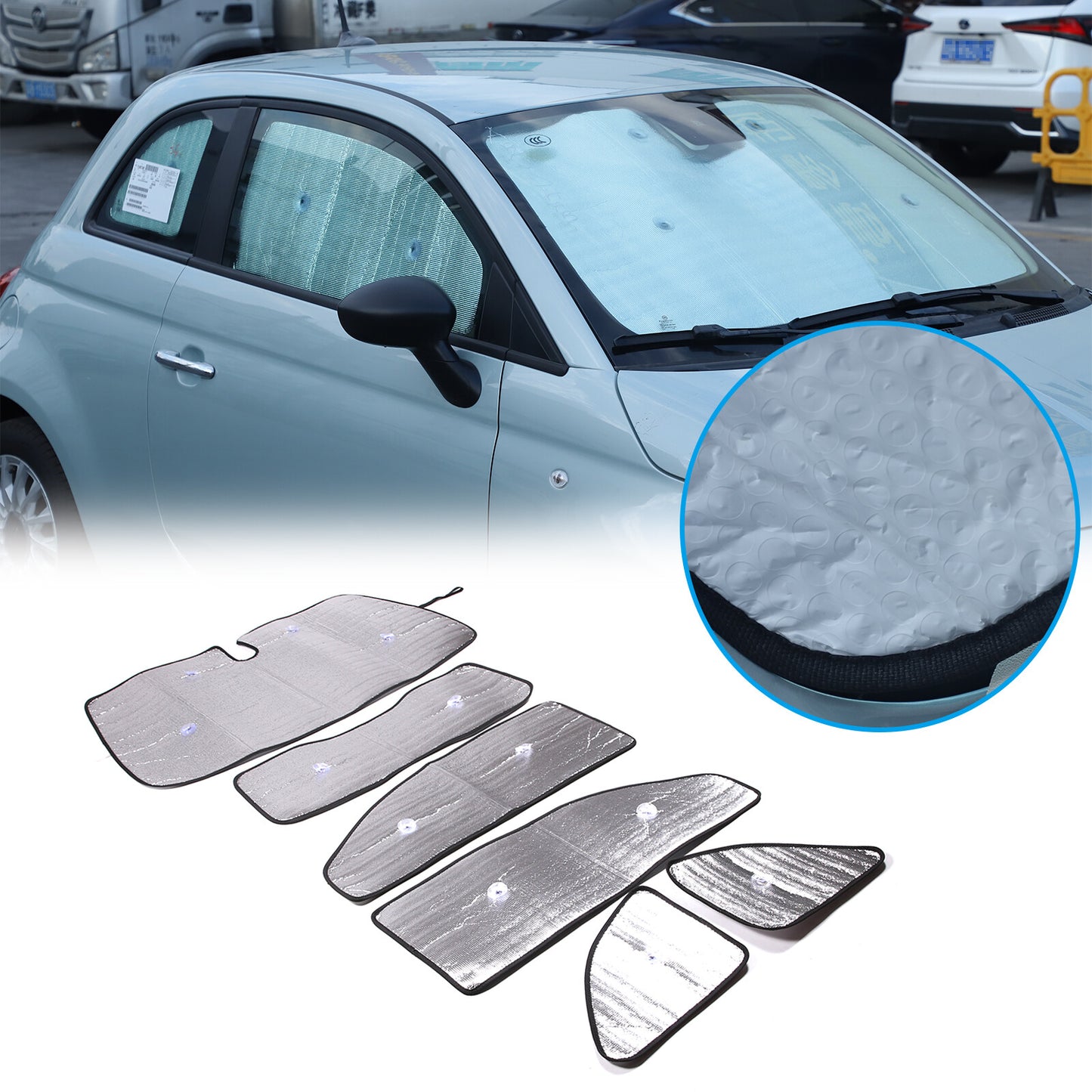 Front windshield sunshade for Range Rover Vogue 2023-2024 - v