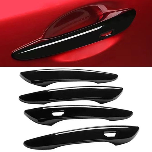 Black Shiny Door Handle Cover Fits for Mazda 3 CX-30 CX-50