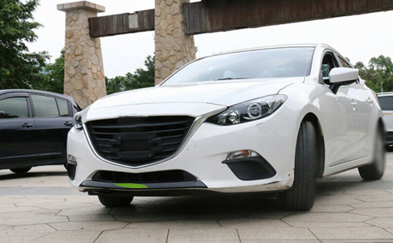 for Mazda 3 Axela 2014-2016 Gloss Black Front Lower Bumper Grille Cover Guard