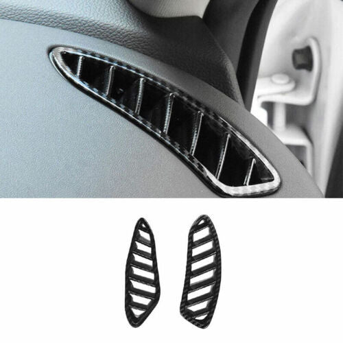 For Sentra 2020-2022 ABS Silver Interior Side Air Vent Outlet Cover Trim v