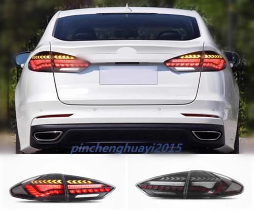 Smoke Black LED Dynamic Signal for Ford Fusion Taillight Assembly 2019-2020