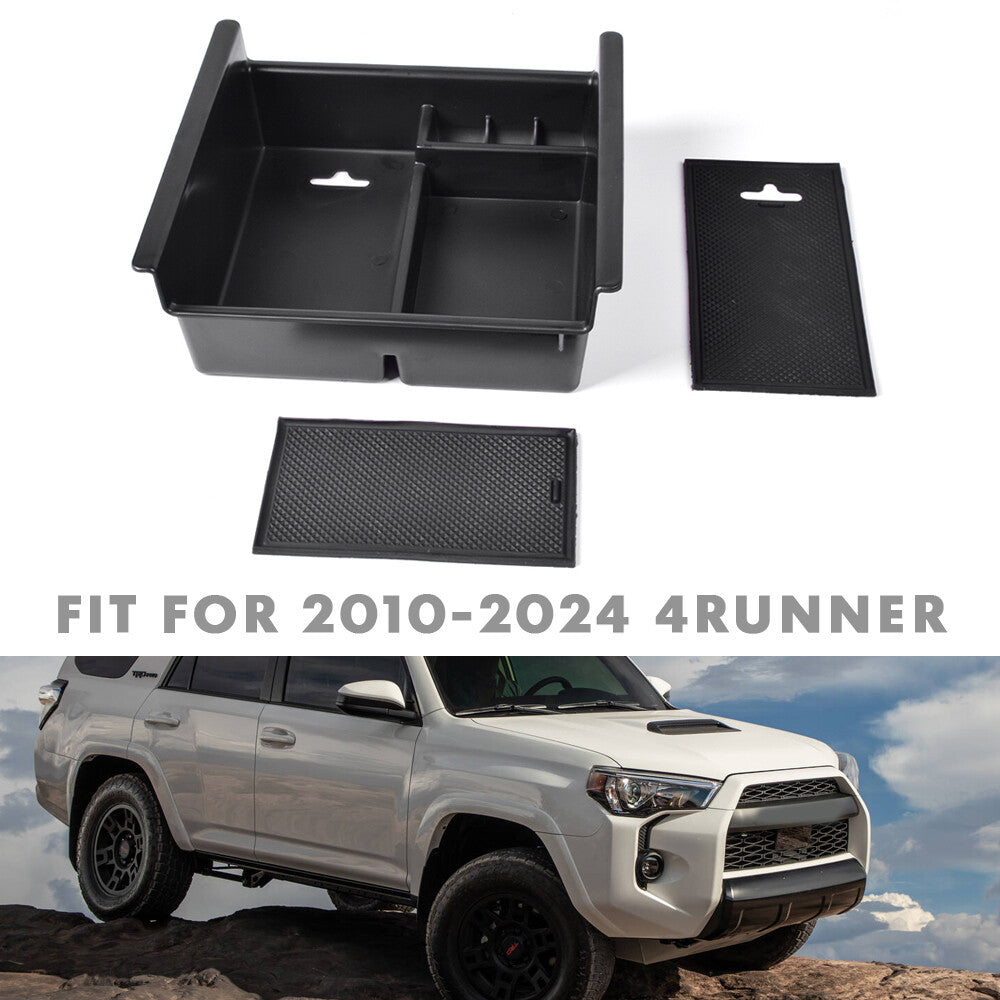 Center console storage armrest cover storage tray suitable for 4Runner 2010 - 2024 - n