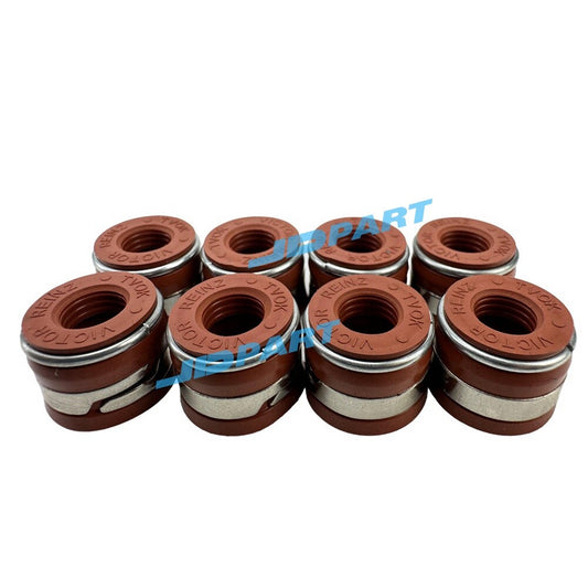 8-pack of 4045 valve oil seals for John excavator parts -