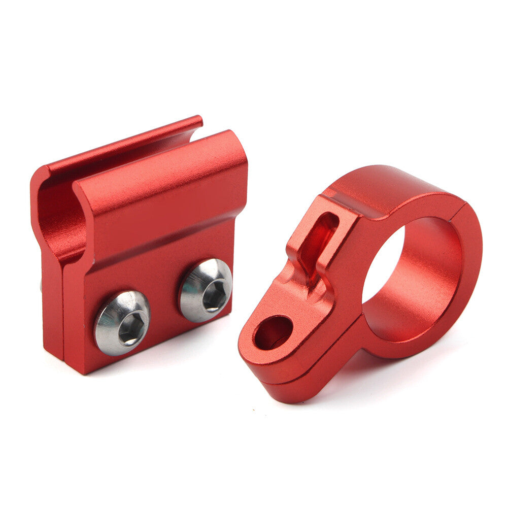Red CNC Front Brake Line Hose Clamp Guide for Honda CR80R CR85R CR125R Q