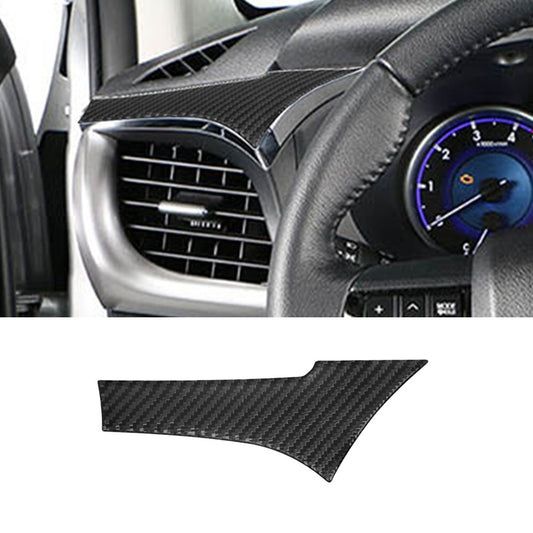 Carbon Fiber Above of Driver Side Air Vent Cover Trim for Toyota Hilux 2015-2021