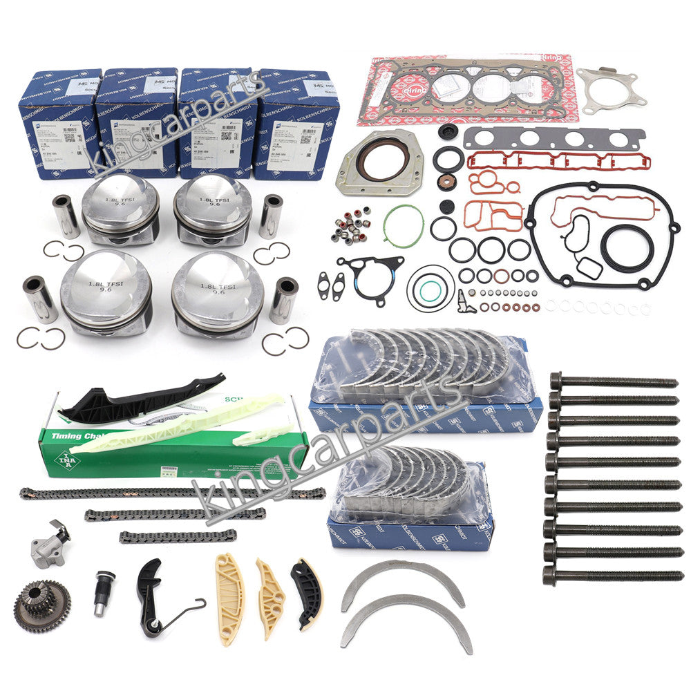 Engine rebuild and overhaul piston kit suitable for Golf , for Audi A3, A4, A5, TT 1.8TSI TFSI-