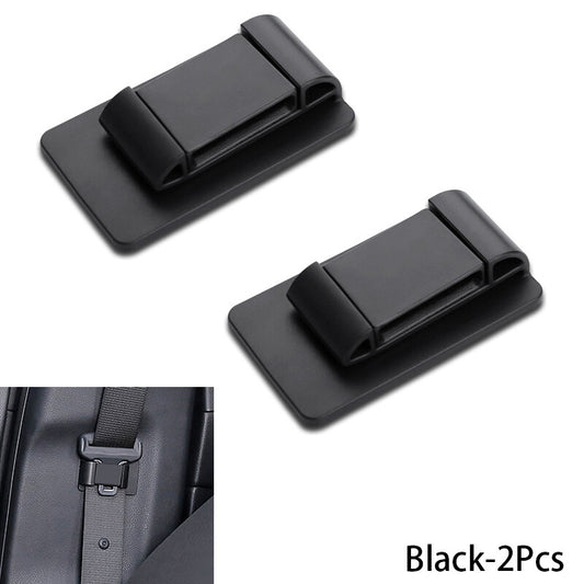 1-2 Piece Pack Black Car Seatbelt Stabilizer Limiter Universal Car Interior Accessories Q