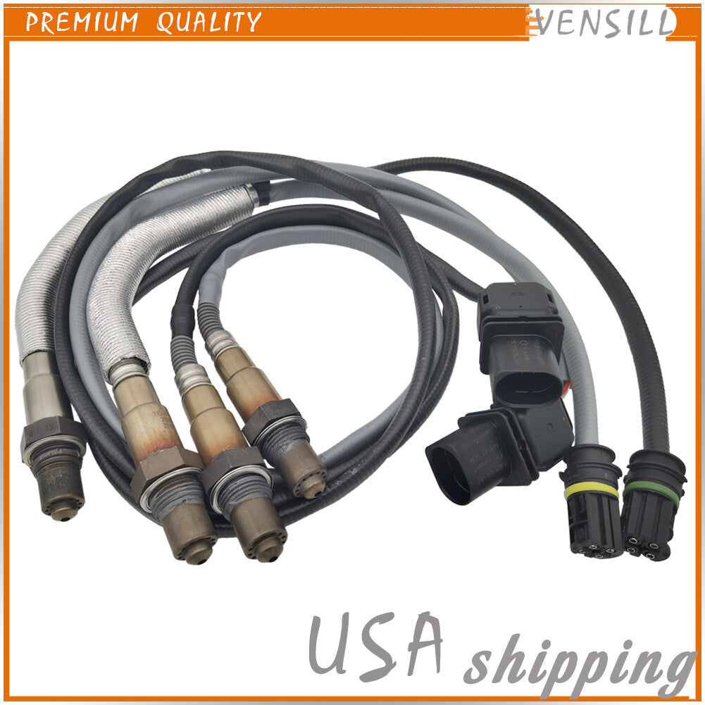 Set of 4 Up+Downstream Oxygen Sensor for BMW 323I 2006-2009 525I 525XI 530I 530X