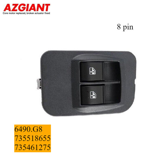 Window switch applicable to 1998-2001 for Fiat Fiorino front left drive side.