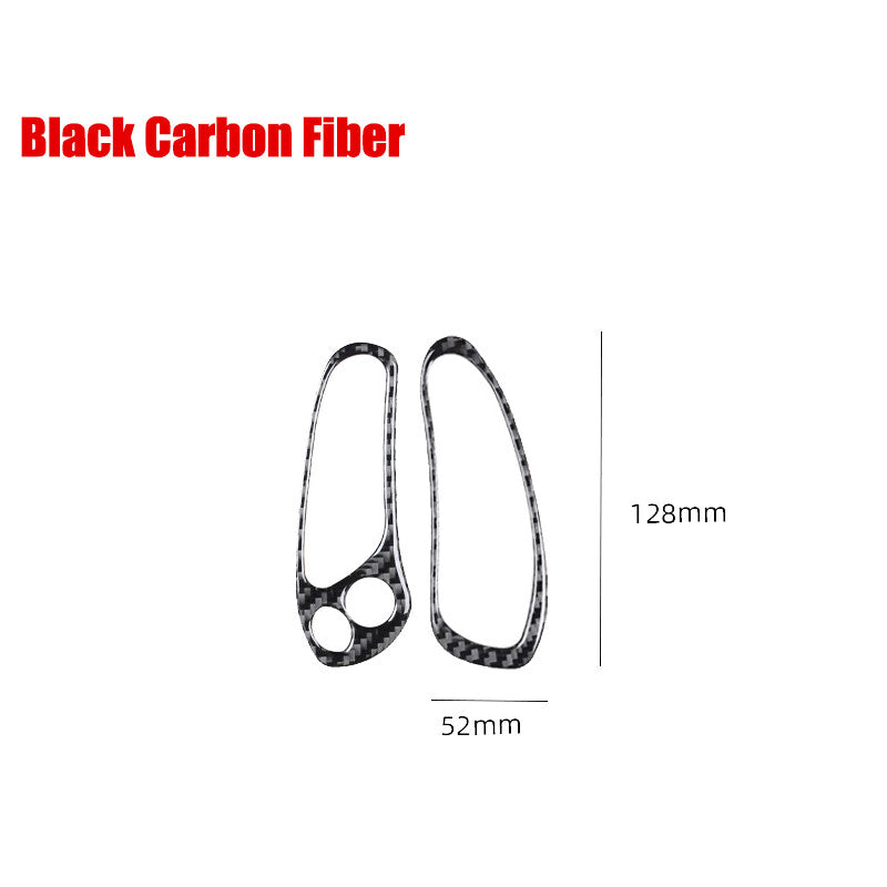 Carbon fiber car dashboard side trim sticker for Corvette C5 1998-04- n