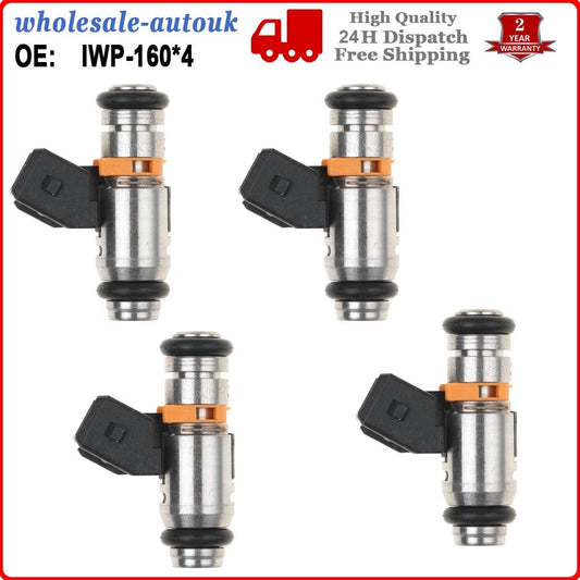 4X for FIAT PUNTO GRANDE DOBLO IDEA 500 LINEA 1.2 1.4 PETROL FUEL INJECTORS NEW Q