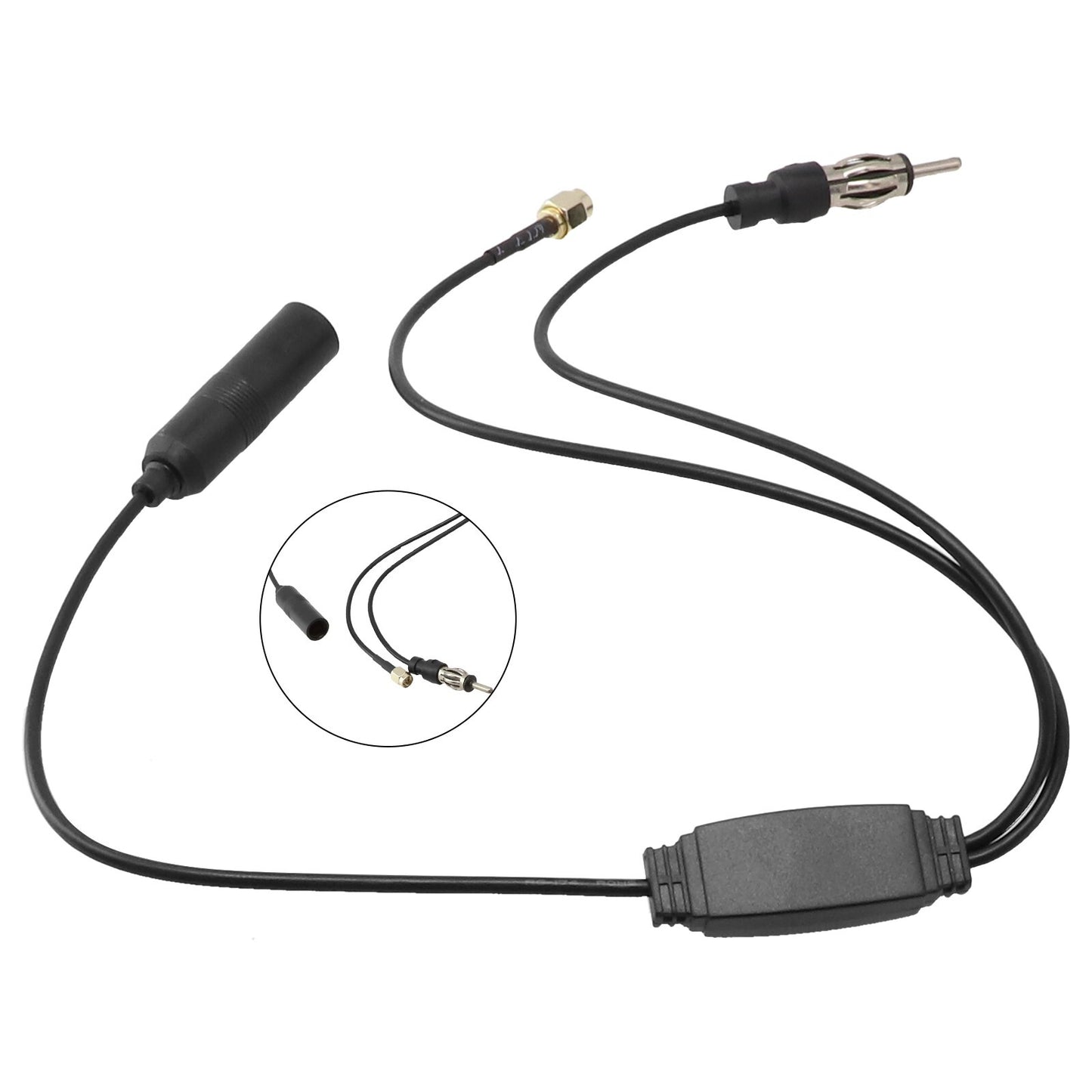 aftermarket DAB+ car radio active antenna air distributor adapter