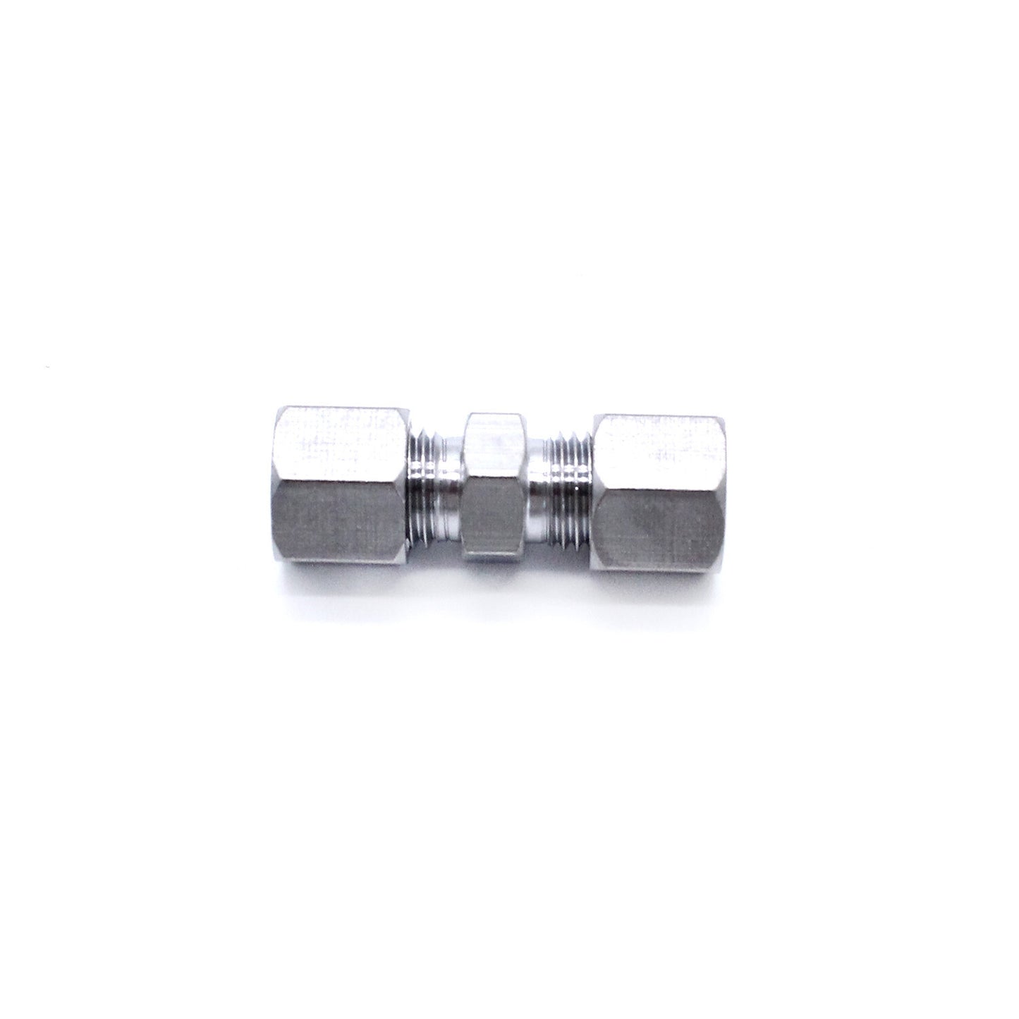 10Pcs 3/16 OD Brake Line Union Fitting Straight Compression Kit Connector
