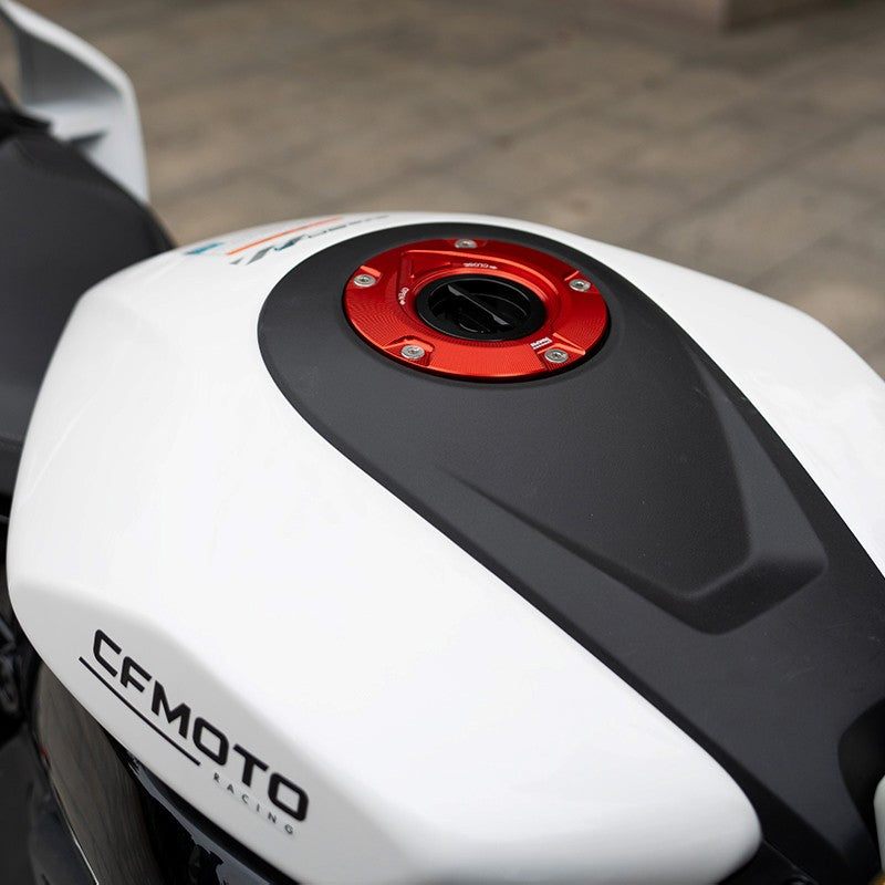 CNC Fuel Filler Tank GAS CAP Cover For CF-moto 675SS 675SR-R 675SR-S 675NK Q