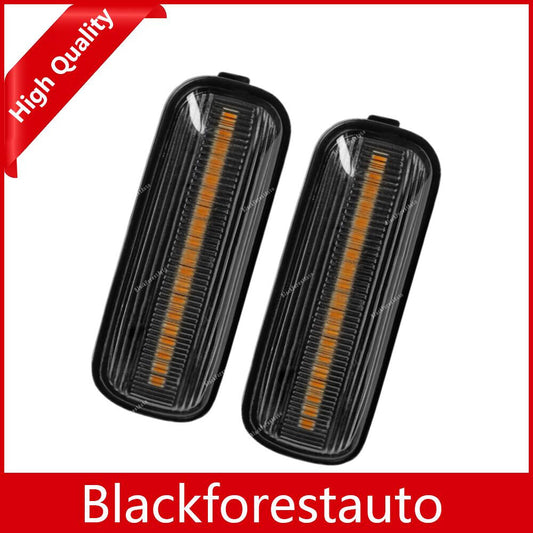 2Pcs Flowing LED Side Marker Lights 12V Fits for Honda for Civic for CR-V 1996-00 Clear