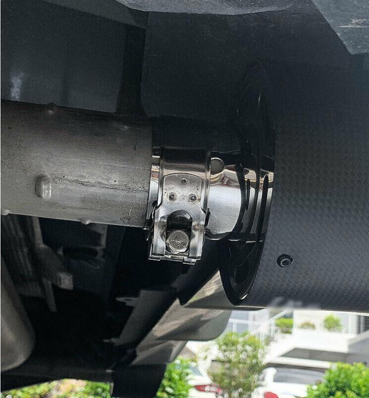 for Toyota RAV4 19-2023 Carbon Fiber Rear Tail Exhaust Muffler Tip Pipe End 2PC