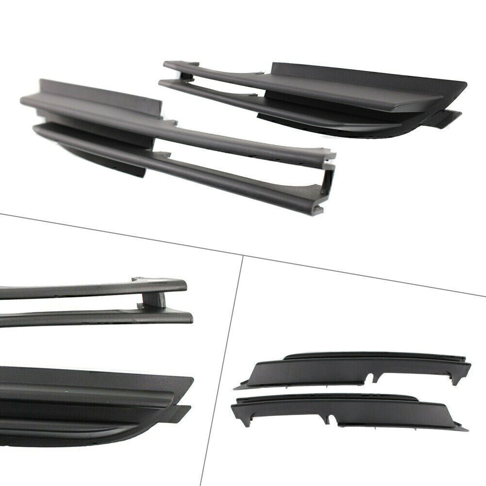 Bumper Grille Set LH  RH Black Fit 2001-2006 2002 for BMW 325i 1999-2000 323i Sedan