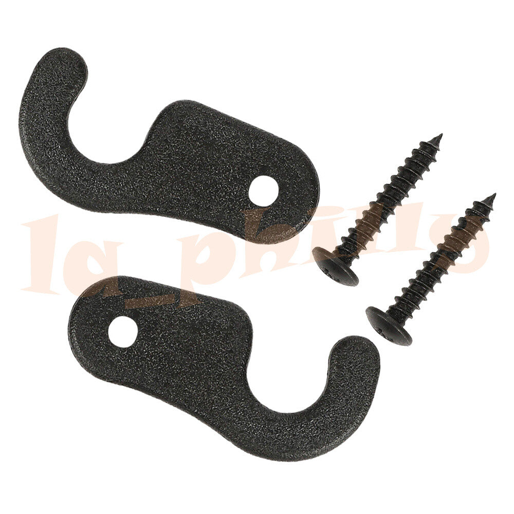 2X Sun Visor Clips  Screws for Jeep 2018  er JK JL JT Gladiator for Wrangler Q