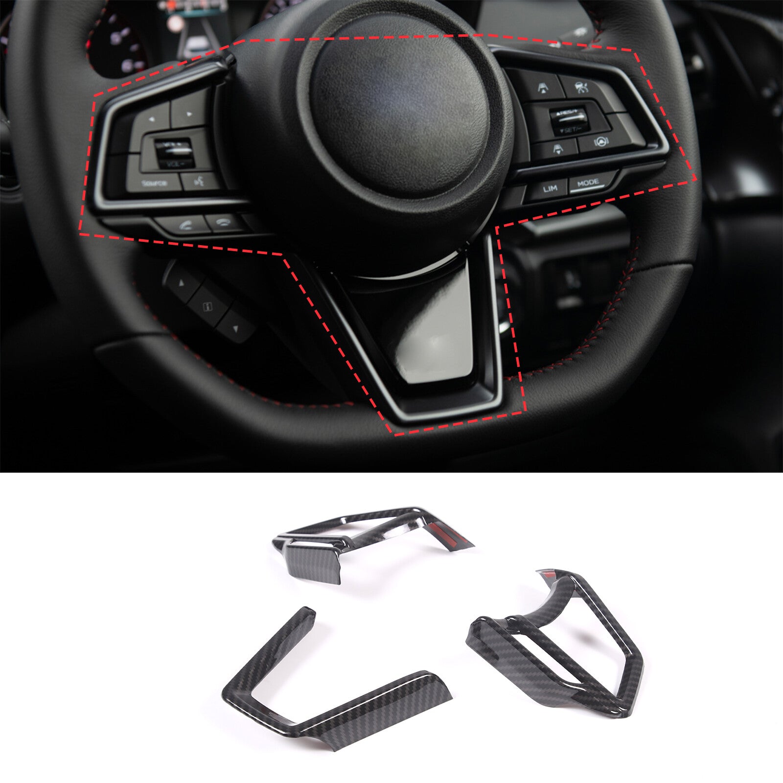 4-Pack ABS Gloss Black Tail Light Cover Trim Ring for Corvette C6 2005-2013- v