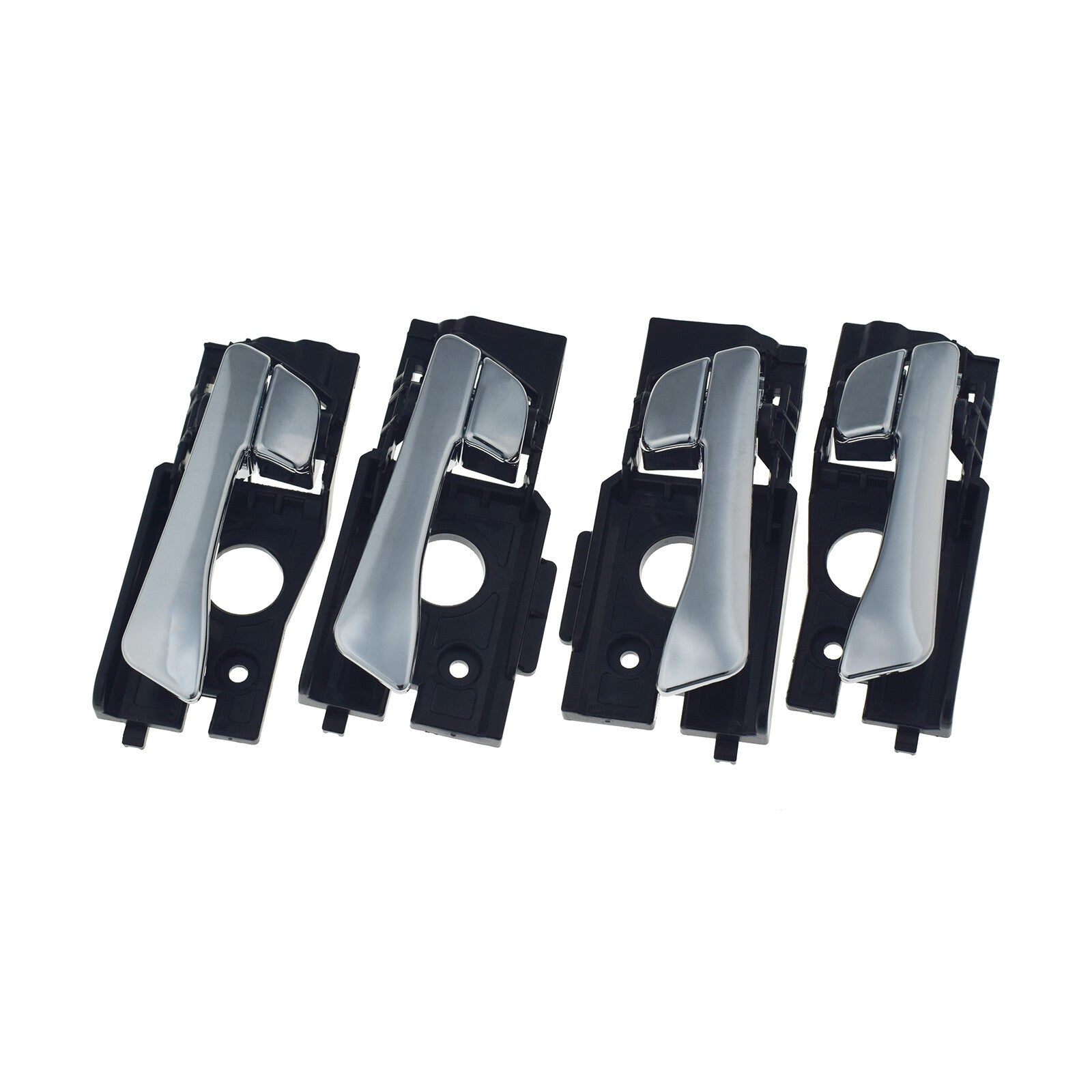 4 Piece Set Interior Door Handle FL RL RR for CHRome for for Hyundai Accent 2012-2017- v