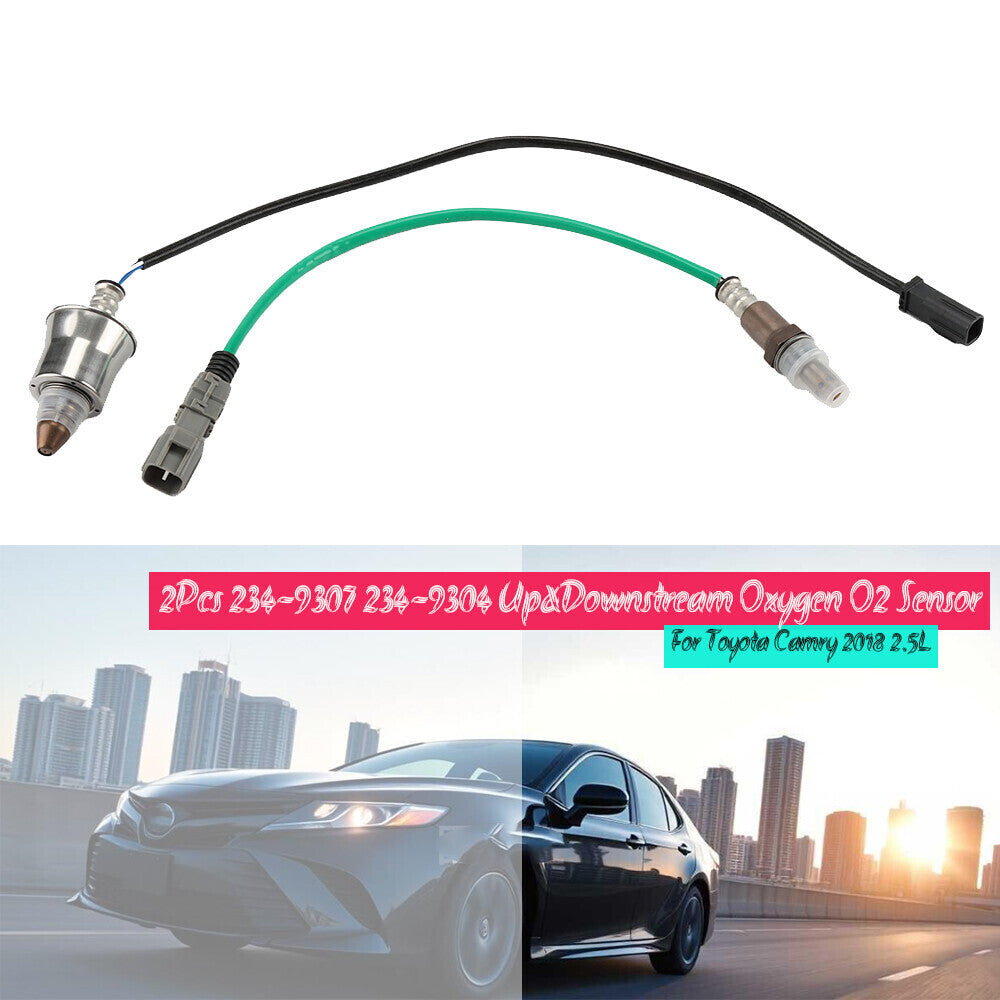 2X Upstream&Downstream Oxygen Sensor for Toyota for Camry 2018 2.5L 2349307 2349304 Q
