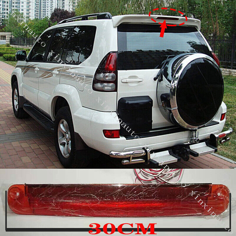 1PCS LED Rear Roof Spoiler Lip Brake Light Strip For Prado FJ120 LC120 2003-2009 Q