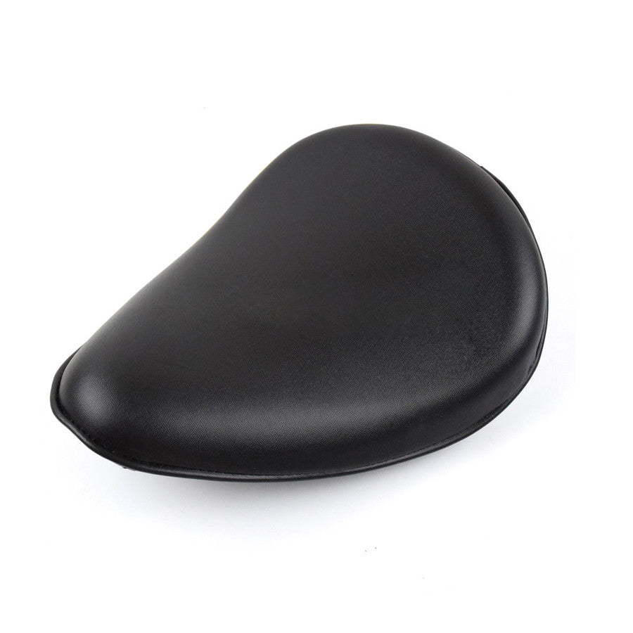 Black PU Leather Style Solo for Seat for Harley Sportster Chopper Bobber Custom Q