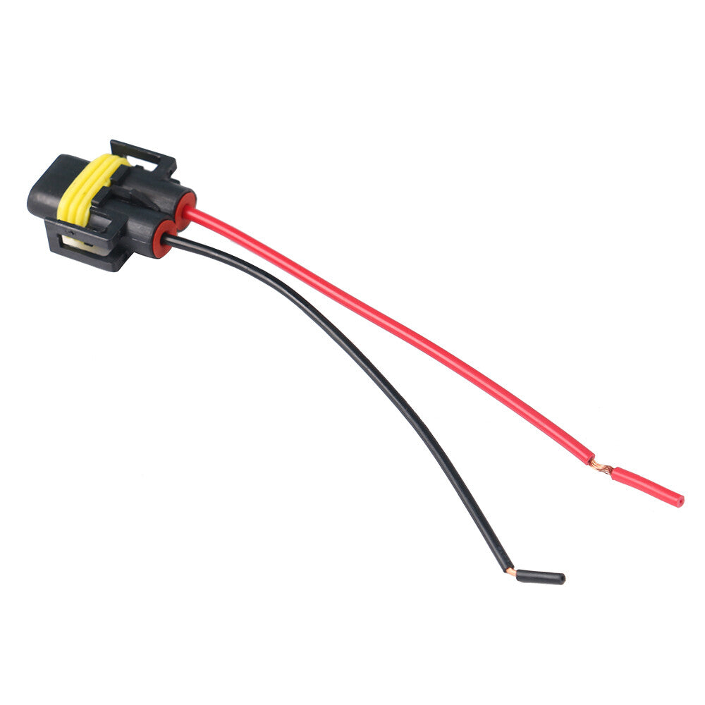 2pcs For HID LED Headlight Fog Light Bulb - H8 H11 Adapter Wiring Harness Socket Q