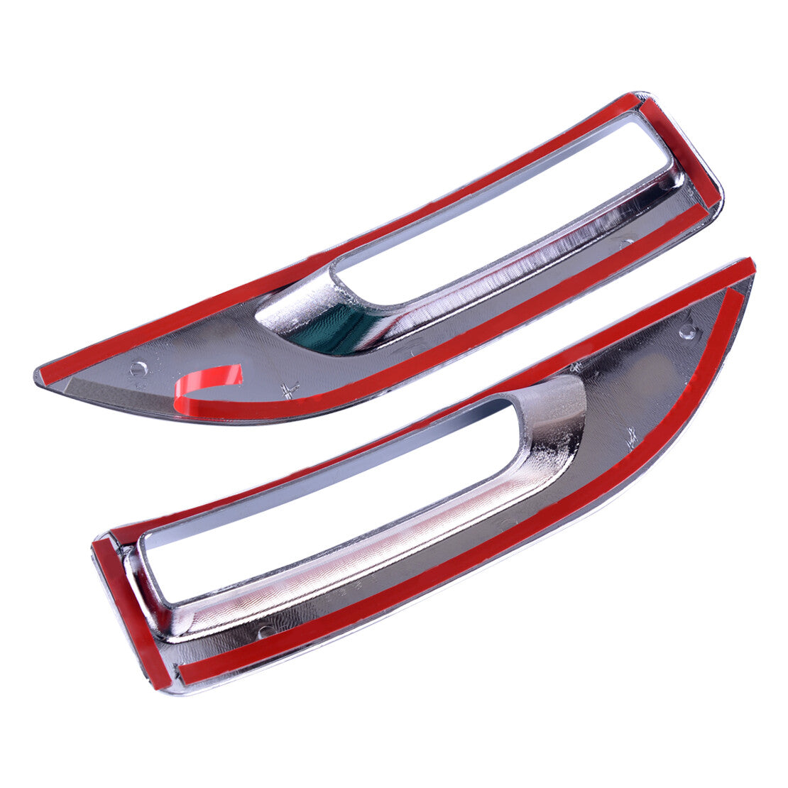 2Pcs Car Rear Bumper Fog Light Cover Trim Fit for Sentra Sylphy 2013-2015 v