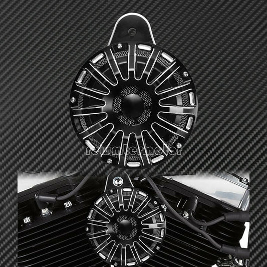 10 Stripe Cut Horn Speaker Fit for Harley Big Twin 1991-2017 Touring 1999-2016