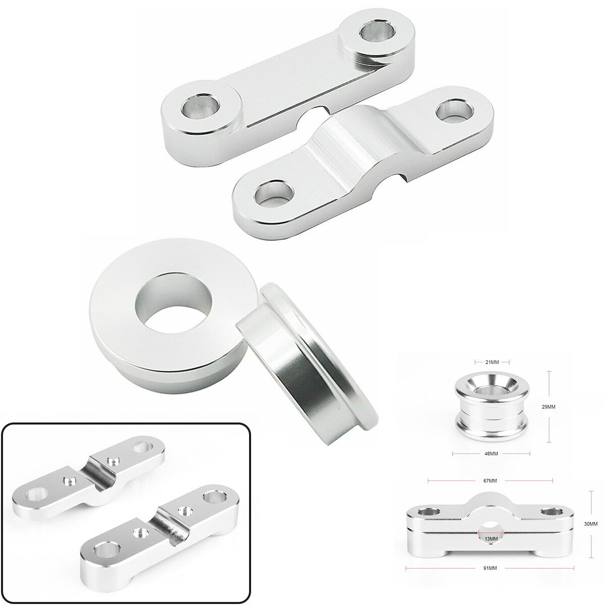 Auto Front Rear Solid Billet Shifter Bushing Kit Fit for Honda B16 B18 for Acura for Civic n