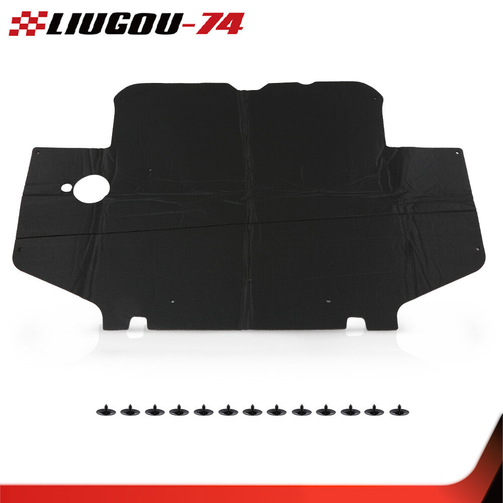 Range Hood Insulation 1/2 w/ Clip Fits 1995-2000 for Tacoma Black - v