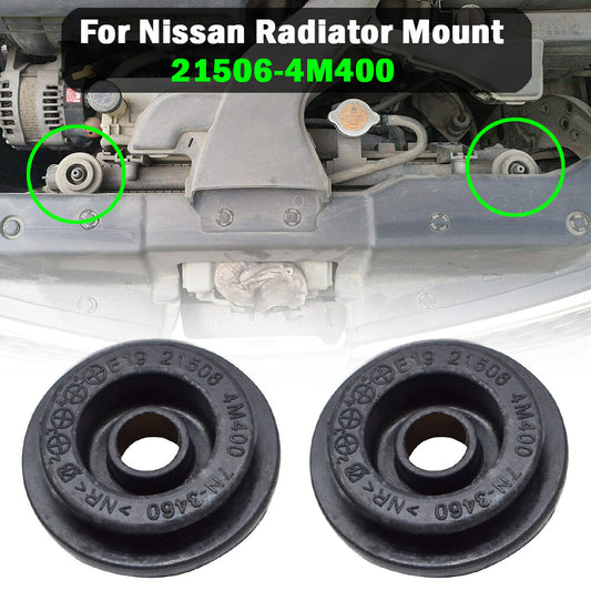 2pcs. for NIssan AD ALMERA TINO ELGRAND Pulsar SYLPHY Radiator Mount RUBBER BUSH