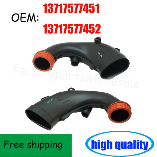 Set of 2Rear Engine Air Intake Hoses For E70 E71 F02 F06 F07 F12 13717577451 n