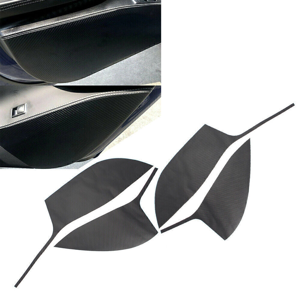 4Pcs Car Door Anti Kick Pad Protection Cover Trims for Tesla for Model S 2014-2018