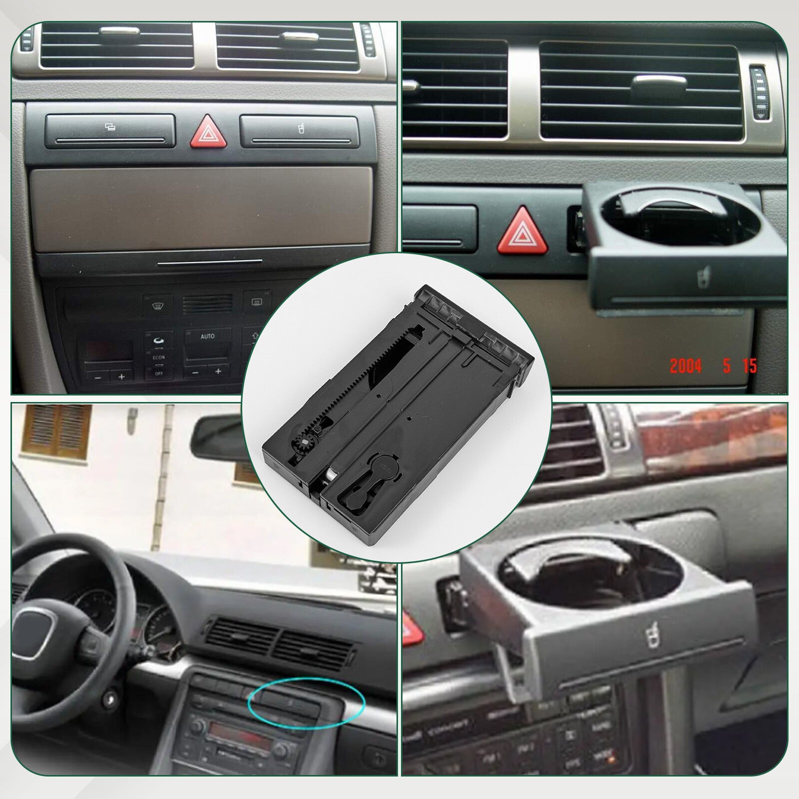 Cup holder drink holder can holder for Audi for A6 /C5 98-05 for A4 98-02 4B0862534D