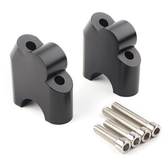 for BMW F800R 2015-2017 HandleBar Bar Risers Mount Clamp Adapter Black Q