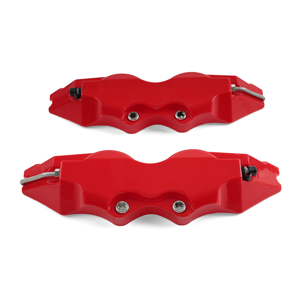 1 Pair Universal Medium Size 3D Style Car Auto Disc Brake Caliper Covers Set Kit Q