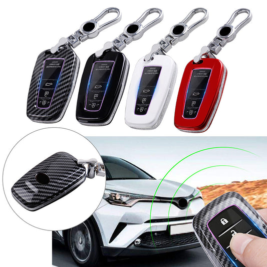 Car Remote Key Case Fob Cover Fit for Toyota for Camry for Corolla C-HR CHR Prado RAV4 Prius Q