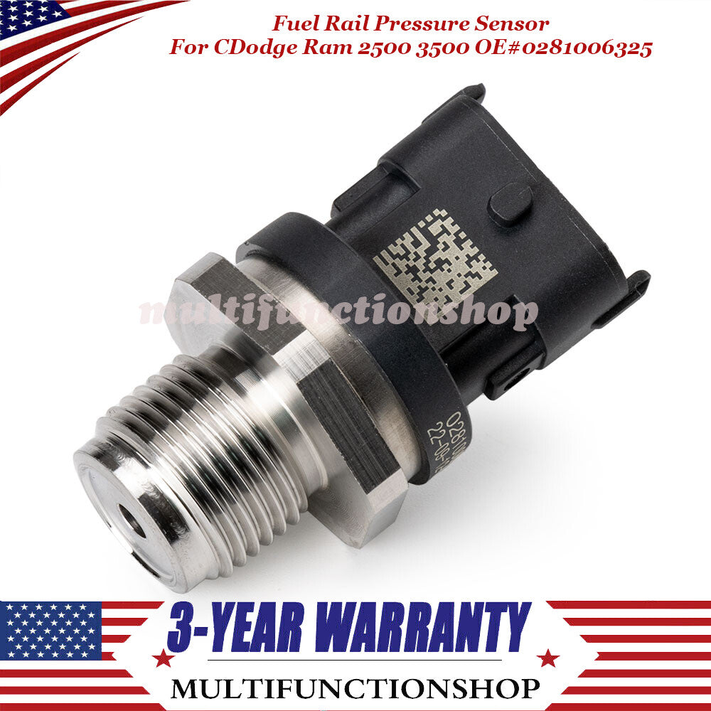 0281006425 for Dodge for Ram 2500 3500 Diesel 5.9L Fuel Rail Pressure Sensor 03-09
