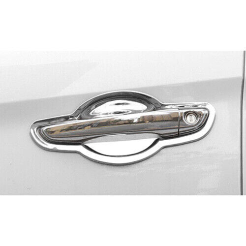 for Hyundai for Elantra 2017-2020 Silver ABS Car Outer Door Bowl Molding Cover Trims