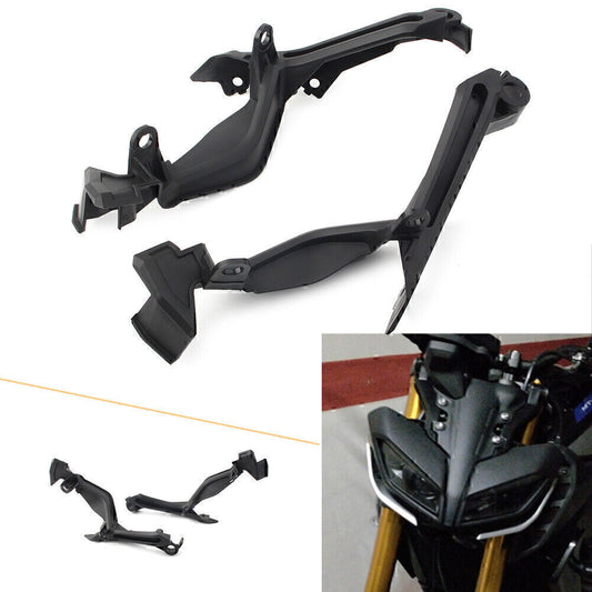 Headlight Guard Cover Mount Bracket Fit for YAMAHA MT09 FZ09 2017-2019 Black Motor