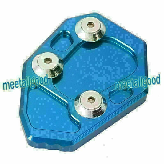 CNC Kickstand Pad Side Stand Foot Plate Fit for BMW S1000RR 2010-2014 11 Blue Q
