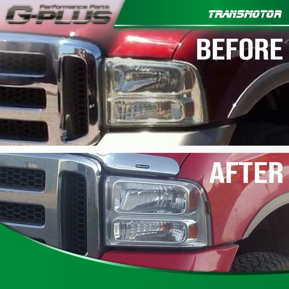 Suitable for 05-07 F250 F350 F450 Super Value Transparent Headlight Replacement Lens - v