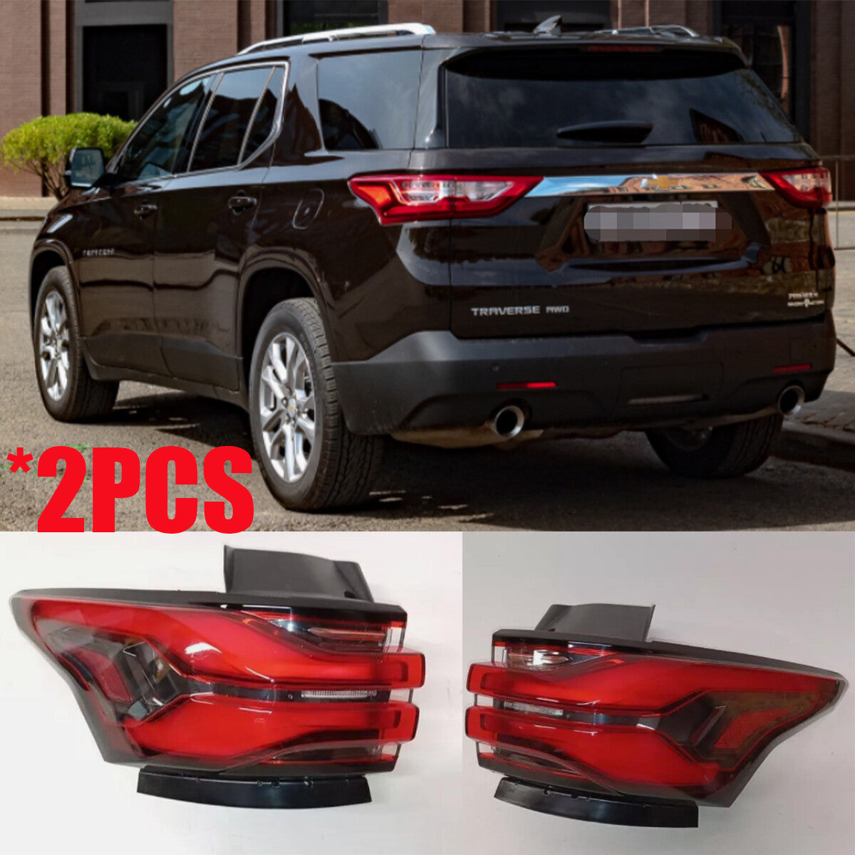 Left&Right LED Tail Light 86785340 Quarter 2874104 For 22-23 Traverse n
