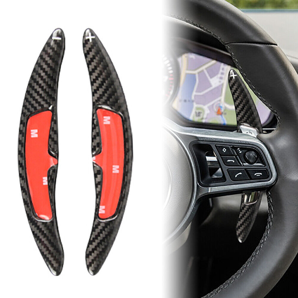 Carbon Fiber Steering Wheel Paddle Shift for Porsche 911 Carrera 991 Cayman