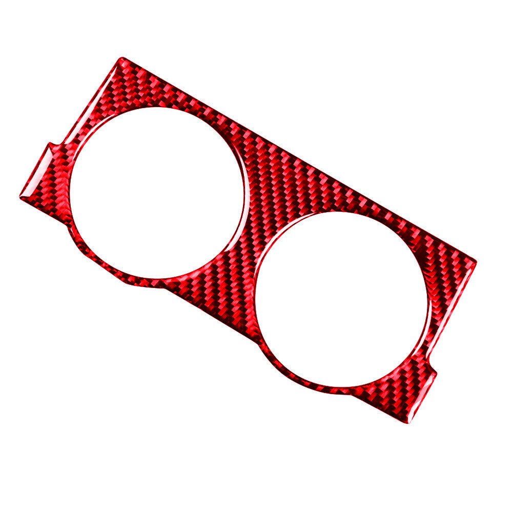 Red Carbon Fiber Navigation Outer Frame Cover Trim for RAM Promaster 2014-2021 v